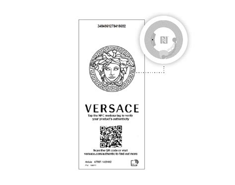 versace tag|Versace Authenticity .